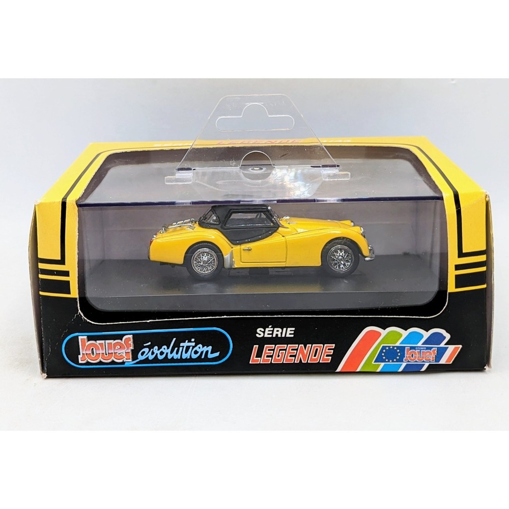 Jouef Evolution Legend Triumph TR3-A Soft Top Jaune Yellow 1/43 #1010